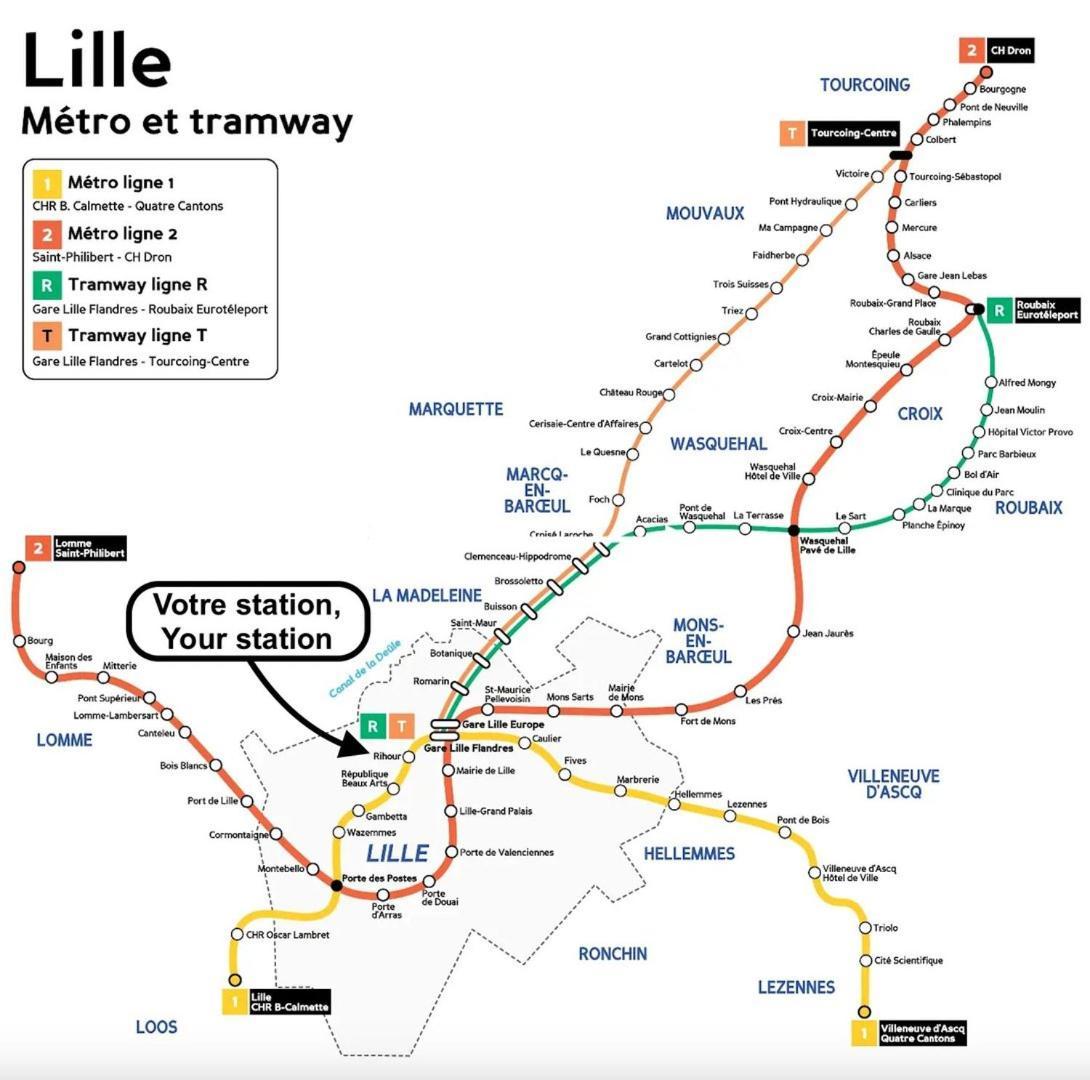 Lille Centre - Nice Apartment In Subplex ! 3Pers Εξωτερικό φωτογραφία